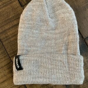 Slouch Infant Beige Knit Beanie